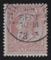 Belgie  .   OBP    .    51     .     O        .    Gestempeld     .   /   .   Oblitéré - 1884-1891 Leopold II.