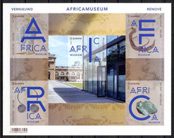 BE    BL264   4780 - 4784   --   Africamuseum  --  2018  --  Feuillet Couleur Du Bloc Non-dentelé / Ongetand - Sonstige & Ohne Zuordnung