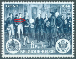 BELGIUM - 1964 - MNH/***LUXE - ECUSSON EPAULETTE 4ième PERSONNE DE GAUCHE - COB 1286 Luppi V10 - Lot 25476 - Autres & Non Classés