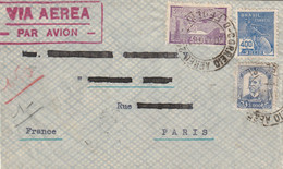 BRESIL Lettre 1937 Pour Paris - Cartas & Documentos