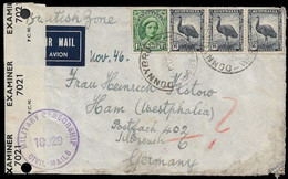 1946 AUSTRALIA - CENSOR COVER FROM DONNYBROOK (SMALL P.O) TO BERLIN, GERMANY - BRITISH ZONE - MILITARY CENSORSHIP - Storia Postale