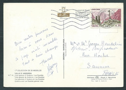 Carte Postale D'Andorre Affranchie Au Dos En 1969 Pour La France   -   Maca 3759 - Briefe U. Dokumente