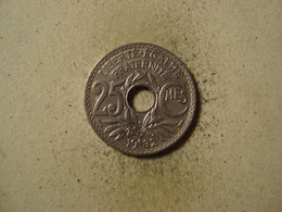 MONNAIE FRANCE 25 CENTIMES 1932 LINDAUER - 25 Centimes