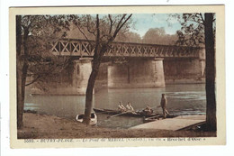 5593. - BUTRY - PLAGE ( S.- Et- O.)  - Le Pont De MERIEL , Vu Du "Brochet D'Oise" - Butry