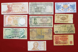 11  Billets  Divers Etranger     - Billet - Other & Unclassified