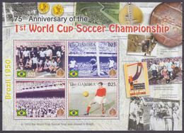 2005	Gambia	5490-5493KL	75th Anniversary Of The First FIFA World Cup	7,00 € - 1930 – Uruguay