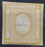 ITALY / ITALIA 1862 - MLH - Sc# P1 - Newspaper Stamp - Neufs