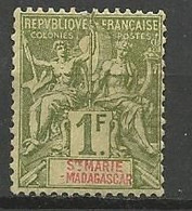 ST MARIE DE MADAGASCAR N° 13 NEUF*  RESTE DE CHARNIERE / MH - Neufs