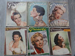 Weekblad Piccolo   *  Lot 30 Weekbladen Ivm. Cinema, Film  - Diverse Datums Vanaf 1950 Tot 1960 - Cinema & Televisione
