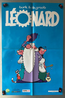 Affichette BD "Léonard" Turk Et De Groot - Léonard