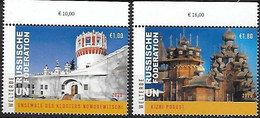 Nations Unies - ONU - 2020 - Vienne - Yvert** 1064 - 1065 - Patrimoine Mondial - Unesco - Russie - - Nuevos