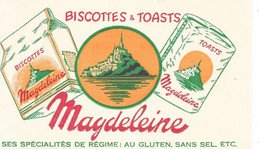 Buvard Biscottes & Toasts Magdeleine (Spécialiste De Régime Sans Sel) - Levensmiddelen