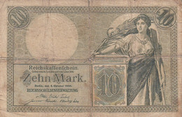 Germany #9b 10 Marks 6 October 1906 Banknote - 10 Mark