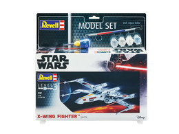 Revell - SET STAR WARS X-WING Fighter + Peintures + Colle Maquette Kit Plastique Réf. 66779 Neuf NBO 1/57 - Espacio