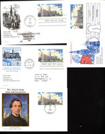 UX128 4 Postal Cards FDC 1989 - 1981-00