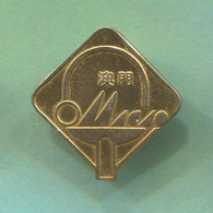 Table Tennis Tischtennis Ping Pong - MACAO ( China ) Federation, Vintage Pin  Badge Abzeichen - Table Tennis