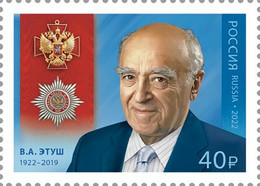 2022 Russia Full Cavalier Of The Order For Merit To The Fatherland - The 100th Anniversary Of The Birth Of Vladimir  MNH - Ongebruikt