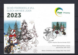 Luxembourg: Carte De Noël / Nouvel An 2022/ 2023 - Storia Postale