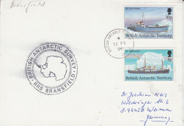 British Antarctic Territory (BAT)  Ca RRS Bransfield Card Ca Signy 12 FE 1996 (AT192) - Briefe U. Dokumente