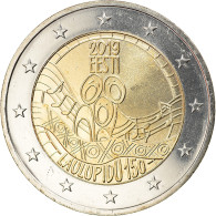 Estonia, 2 Euro, Festival Estonien De La Chanson, 2019, SPL, Bi-Metallic - Estonie