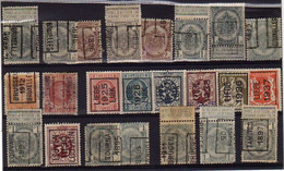 BELGIQUE 190 Timbres Préoblitérés Différents - Sonstige & Ohne Zuordnung