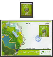 Egypt - 2022 - FDC - ( UPU - World Post Day ) - Lettres & Documents