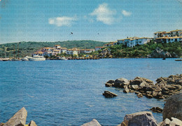 CARTOLINA  PORTO ROTONDO,OLBIA,SARDEGNA,MARE,SOLE,ESTATE,SPIAGGIA,VACANZA,LUNGOMARE,BARCHE,BELLA ITALIA,VIAGGIATA 1971 - Olbia