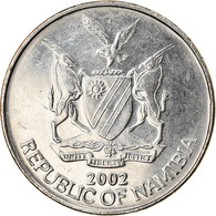 Monnaie, Namibia, 5 Cents, 2002, Vantaa, TTB, Nickel Plated Steel, KM:1 - Namibia