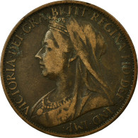 Monnaie, Grande-Bretagne, Victoria, Penny, 1899, TB+, Bronze, KM:790 - D. 1 Penny