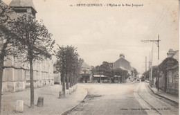 76 - PETIT QUEVILLY - L' Eglise Et La Rue Jacquard - Le Petit-Quevilly