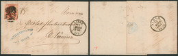N°12A Touché Sur LAC Obl P73 çàd Liège (1859) > Namur / Cachet Privé "Nagelmackers & Fils / Liège" - 1858-1862 Medaillen (9/12)