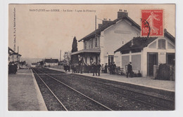 SAINT JUST SUR LOIRE 42 LA GARE LIGNE DE FIRMINY - Saint Just Saint Rambert