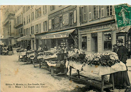 Nice * Le Marché Aux Fleurs * Marchands Foire * épicerie De L'hôtel De Ville MALAUSSENA Frères - Markets, Festivals