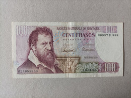 BILLETE BÉLGICA 100 FRANCOS BELGAS, Año 1963 - 100 Francs