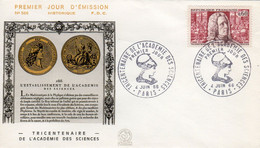 TRICENTENAIRE DE L'ACADEMIE DES SCIENCES - PARIS 4 JUIN 1966 - 1960-1969