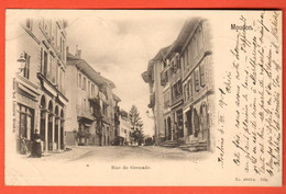 OAB-08 Moudon  Rue De Grenade   Soeurs Rod 4645a Dos Simple. Circulé 1901 - Moudon