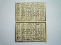 2022 - 4487  PETIT CALENDRIER  PUB  1949  XXX - Formato Piccolo : 1941-60