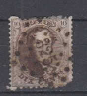 BELGIË - OBP - 1863 - Nr 14A  (PT 325 - (ST-JOSSE - TEN - NOODE) - Coba + 3.00 € - Postmarks - Points