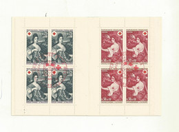 CARNET CROIX ROUGE 1968 OBLITERATION PREMIER JOUR. - Red Cross