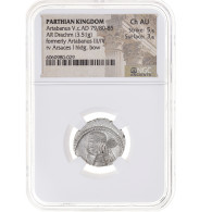 Monnaie, Royaume Parthe, Artabanus V, Drachme, Ca. AD 79/80-85, Ecbatana - Orientales