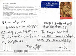 62426 - Vatikan - 2003 - €0,77 Cimabue EF A LpAnsKte CITTA DEL VATICANO -> China - Briefe U. Dokumente