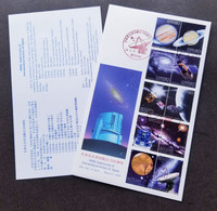 Japan 100th Anniversary Astronomical Society 2008 Astronomy Space Galaxy Solar Satellite Science (FDC) - Lettres & Documents