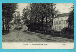 * Wouw - Roosendaal (Noord Brabant - Nederland) * (Uitg Nauta Velsen, Nr 4627) Roosendaalsche Straat, Unique, TOP - Roosendaal