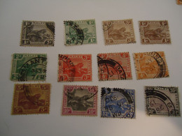 MALAY  MALAYSIA   USED STAMPS 12  TIGER  WITH POSTMARK - Fédération De Malaya