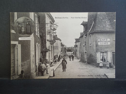 CPA - Brûlon - Rue Charles-Bareau - Brulon