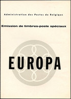 Belgique - Belgium - Belgien Encart 1959 Y&T N°FDE1111 à 1112 - Michel N°ETB1164 à 1165 - EUROPA - 1951-1960