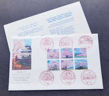 Japan Tohoku 2000 Flower Tree Plant Flora Tourism Flowers (stamp FDC) *different Postmark - Storia Postale