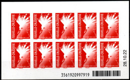 Nouvelle-Calédonie 2022 - Série Courante Le Cagou Rouge  - Carnet Neuf // Mnh - Unused Stamps