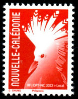 Nouvelle-Calédonie 2022 - Série Courante Le Cagou Rouge  - 1 Val Neuf // Mnh - Nuevos