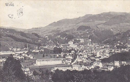 CPA WALD- TOWN PANORAMA, MOUNTAINS - Wald